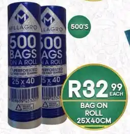 Take 'n Pay Bag on Roll 25x40cm offer