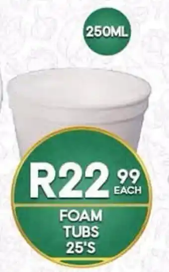 Take 'n Pay FOAM TUBS offer