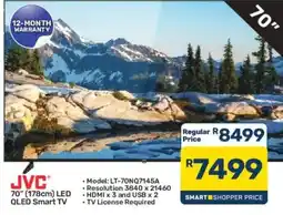 Pick n Pay JVC 70" (178cm) LED QLED Smart TV offer