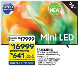 Pick n Pay SAMSUNG Mini LED TV offer