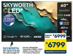 Pick n Pay SKYWORTH 60" QLED offer