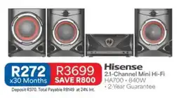 OK Furniture Hisense 2.1-Channel Mini Hi-Fi offer