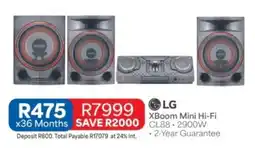 OK Furniture LG XBoom Mini Hi-Fi offer