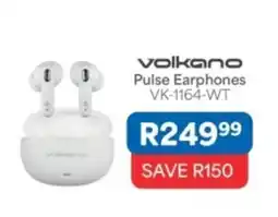 OK Furniture Volkano Pulse Earphones VK-1164-WT offer