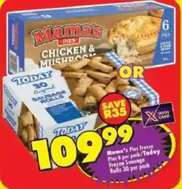 Shoprite Mama's Pies Chicken & Mushroom offer
