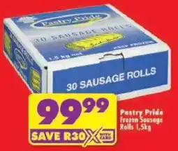 Shoprite Pastry Pride Frozen Sausage Rolls offer