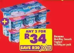 Shoprite Danone NutriDay Smooth Yoghurt offer