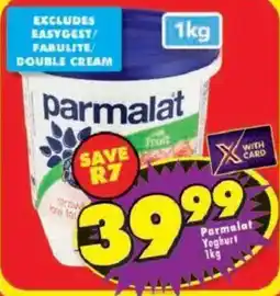 Shoprite Parmalat Yoghurt offer