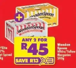 Shoprite Wooden Spoon White/Yellow Margarine offer