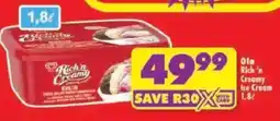 Shoprite Ola Rich 'n Creamy Ice Cream offer
