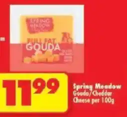 Shoprite Spring Meadow Full Fat Gouda offer