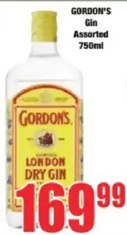 Boxer Gordon's Gin Assorted offer