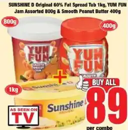 Boxer YUM FUN Jam Assorted offer