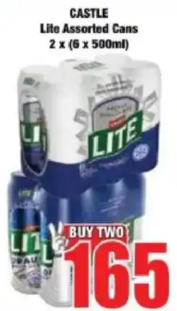 Boxer CASTLE Lite Assorted Cans offer