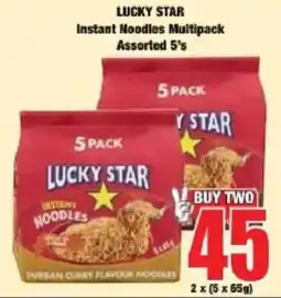 Boxer Lucky Star Instant Noodles Assorted 5's offer