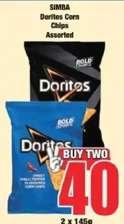 Boxer Doritos Corn Chips Assorted offer