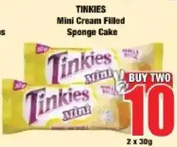 Boxer Tinkies Mini Cream Filled Sponge Cake offer