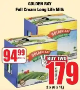 Boxer Golden Ray Full Cream Long Life Milk offer