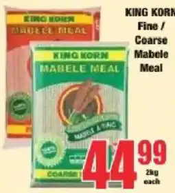 Boxer King Korn Mabele Meal offer