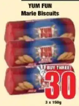Boxer YUM FUN Marie Biscuits offer