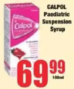 Boxer CALPOL Paediatric Suspension Syrup offer