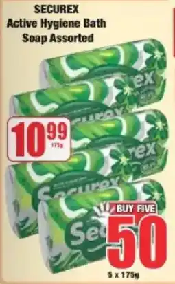 Boxer SECUREX Active Hygiene Bath Soap Assorted offer
