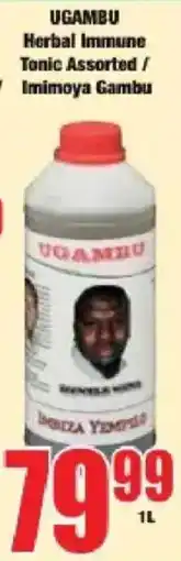 Boxer UGAMBU Herbal Immune Tonic Assorted offer