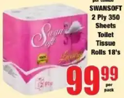 Boxer SWAN SOFT Toilet Tissue Rolls offer