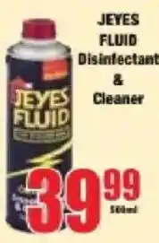 Boxer JEYES FLUID Disinfectant & Cleaner offer