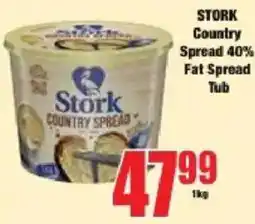 Boxer Stork Country Spread 40% Fat Spread Tub offer