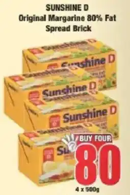 Boxer Sunshine D Original Margarine 80% Fat Spread Brick offer