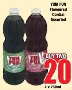 Boxer YUM FUN Flavoured Cordial Assorted offer