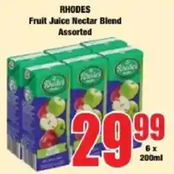 Boxer RHODES Fruit Juice Nectar Blend Assorted offer