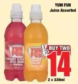 Boxer YUM FUN Juice Assorted offer