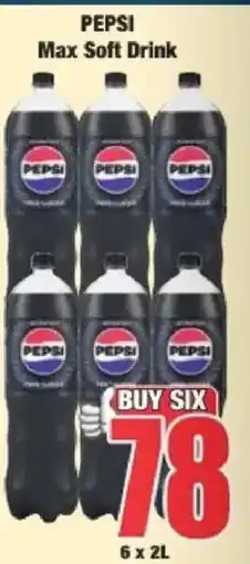 Boxer PEPSI Max Soft Drink offer