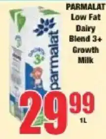 Boxer Parmalat Low Fat Dairy Blend 3+ Growth Milk offer