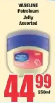 Boxer VASELINE Petroleum Jelly Assorted offer