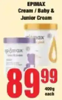 Boxer EPI MAX Cream / Baby & Junior Cream offer