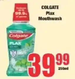 Boxer Colgate Plax Mouthwash offer