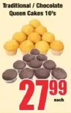 Boxer Traditional / Chocolate Queen Cakes 10's offer
