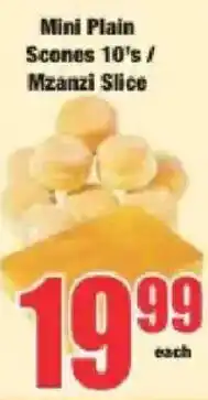 Boxer Mini Plain Scones 10's / Mzanzi Slice offer