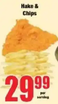 Boxer Hake & Chips offer
