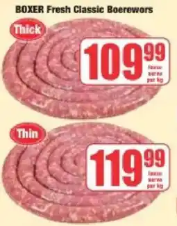 Boxer BOXER Fresh Classic Boerewors offer