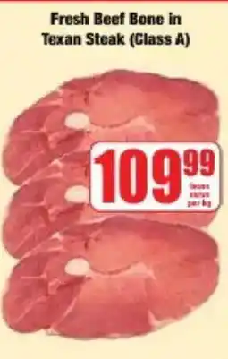 Boxer Fresh Beef Bone in Texan Steak (Class A) offer
