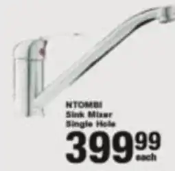 Build It NTOMBI Sink Mixer Single Hole offer