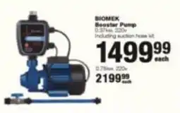 Build It BIOMEK Booster Pump offer