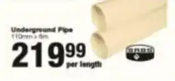 Build It Underground Pipe offer