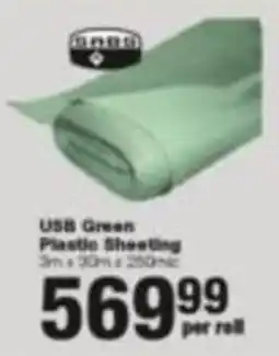 Build It USB Green Plastic Sheeting offer