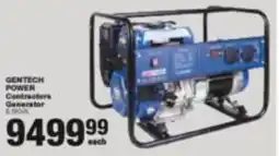 Build It GENTECH POWER Contractors Generator offer