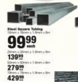 Build It Steel Square Tubing offer